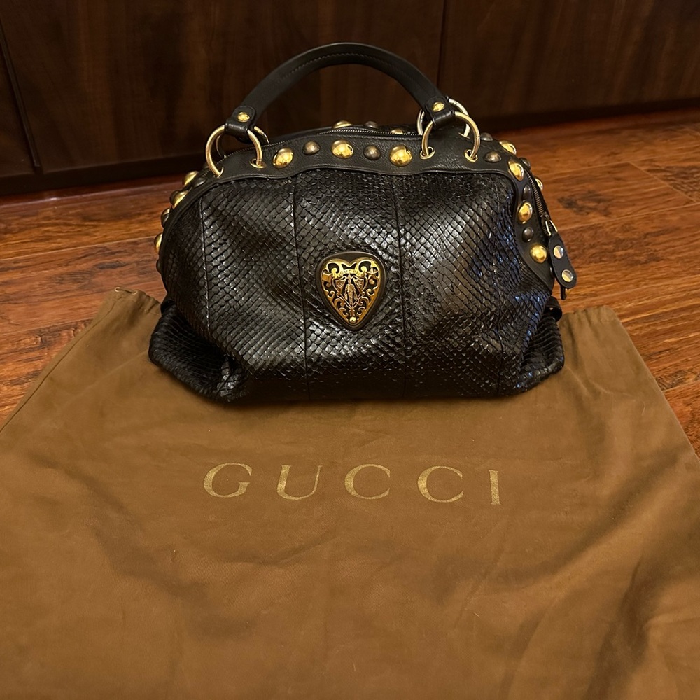 GUCCI Limited Edition Exotic Python Purse - Picture 10 of 12
